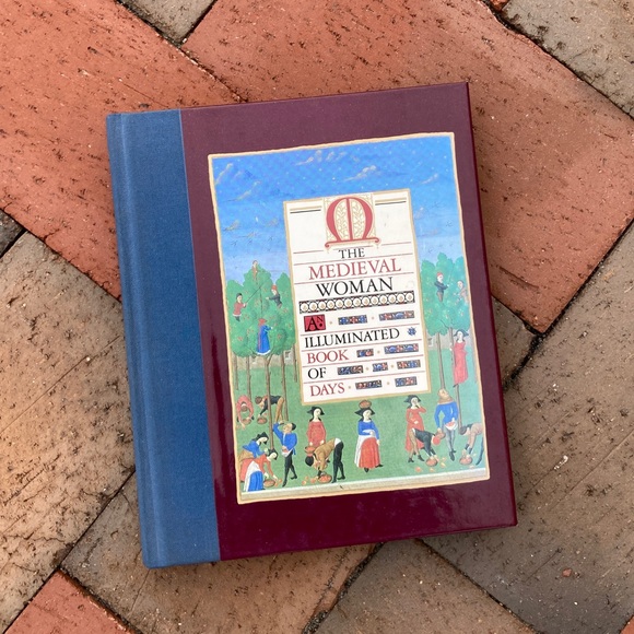 1985 The Medieval Woman An Illuminated Book of Days Calendar Journal History - Picture 3 of 15